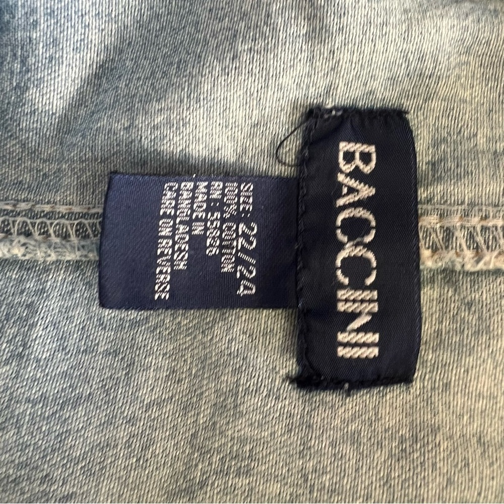 Baccini Denim Jacket in Washed Blue - Picture 5 of 5